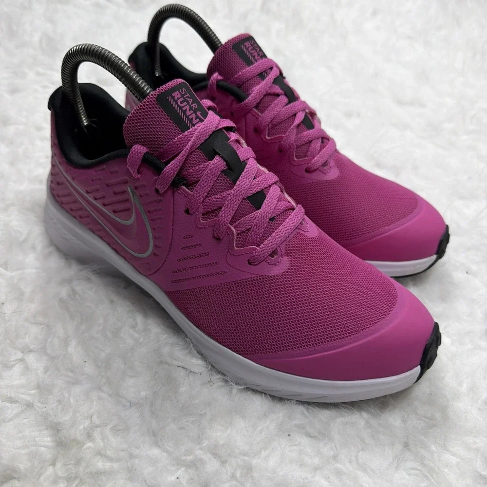 NIKE Star Runner 2 Running Shoes Size 6.5Y Pink Low Top Athletic Sneakers New!